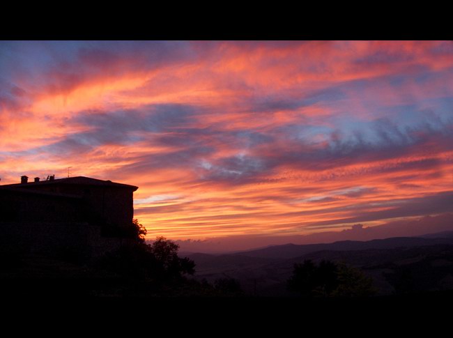 tramonti toscani